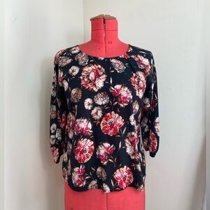 Maeve Silk Floral Blouse (XS)
